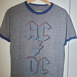 AC / DC  Ringer Classic Rock Tour Tee Sz S